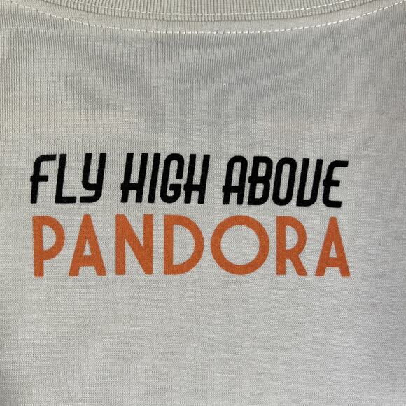 Disney Parks Pandora Shirt Size Medium Avatar Fly High Above Pandora Graphic Tee - Picture 4 of 7